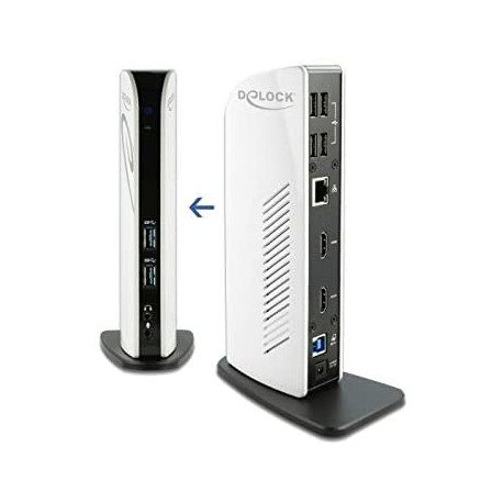 DeLOCK USB 3.2 DS HDMI / FHD / USB3.2 / LAN / Au