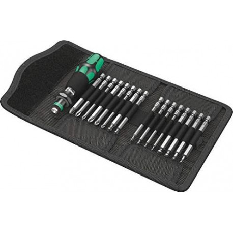 Wera Kraftform Kompakt 60 KK - Folding pouch with 89 mm long bits