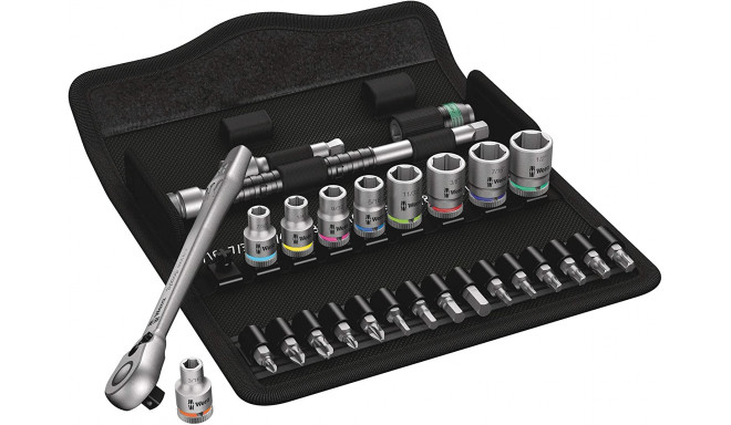 Wera Zyklop 8100 SA 11 1/4  28 pieces - Metal ratchet set