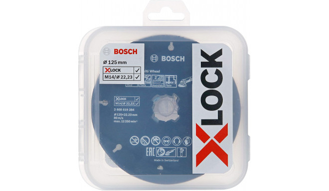 Bosch X-LOCK cutting + grinding set 125mm - 2608619374