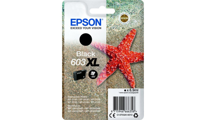 Epson ink BK 603XL C13T03A14010 - starfish