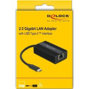 DeLOCK Adapter USB-C St> 2.5 Gigabit LAN