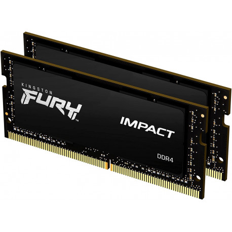 SO-DIMM mälumoodulid KF432S20IBK2/64 64GB DDR4-3200 (2x32GB) Impact INTEL XMP, must