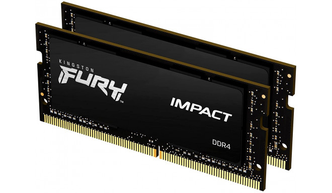 Kingston DDR4 - 64GB - 3200 - CL - 20 Impact Dual Kit