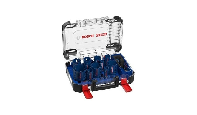 Bosch hole saw Tough material set 14 pieces - 2608900447 EXPERT RANGE