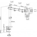 Digitus Universal single monitor holder, monitor holder (black)