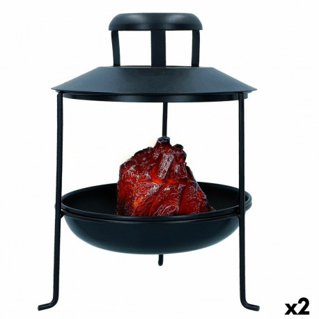 Brazier Ambients LED Kerge Süsimust Dekoratiivne 22 x 30 x 22 cm (2 Ühikut)