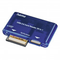 Hama USB 2.0 Multi Card Reader 35 in  1, blue             55348
