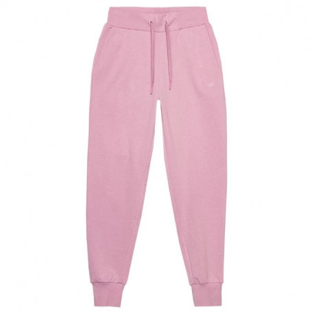 Trousers 4F W 4FSS23TTROF229 light pink (XL)
