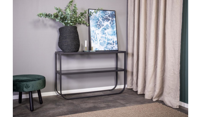 Konsoollaud Rocker, must/hall