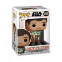 FUNKO POP! Vinyl: Фигурка Star Wars: Mandalorian Holding Child, 12 cm