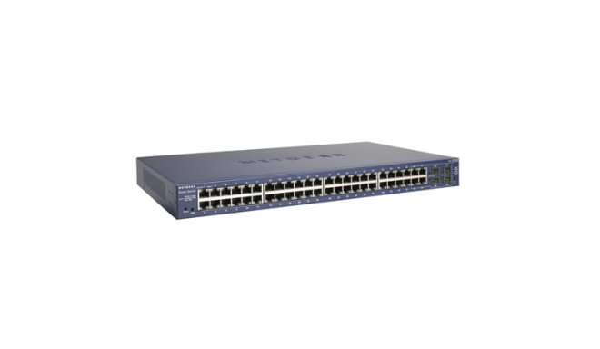 NETGEAR GS748T Hallatud L2+ Gigabit Ethernet (10/100/1000) Sinine