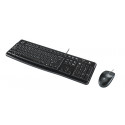 LOGITECH MK120 corded Desktop black USB - EER
