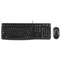 LOGITECH MK120 corded Desktop black USB - EER