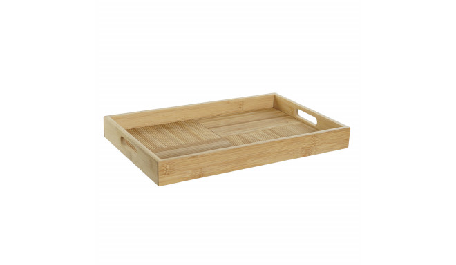 Paplāte DKD Home Decor Dabisks Bambuss 43 x 27 x 4,5 cm