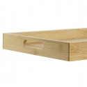 Paplāte DKD Home Decor Dabisks Bambuss 43 x 27 x 4,5 cm