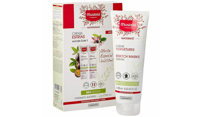 Anti-Stretch Mark Cream Mustela 48623 3-in-1 (2 x 250 ml)