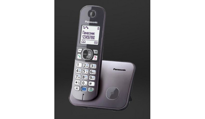 Panasonic KX-TG6811 DECT telephone Caller ID Silver