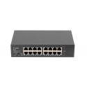 Lanberg RSGE-16 network switch Unmanaged Gigabit Ethernet (10/100/1000) 1U Black