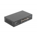 Lanberg RSFE-8P-2GE-120 network switch Unmanaged Gigabit Ethernet (10/100/1000) Power over Ethernet 