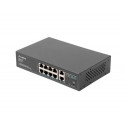 Lanberg RSFE-8P-2GE-120 network switch Unmanaged Gigabit Ethernet (10/100/1000) Power over Ethernet 