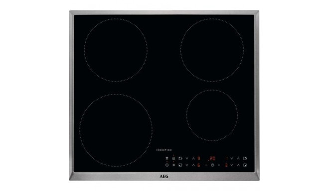 AEG IKB64301XB Black Built-in 60 cm Zone induction hob 4 zone(s)