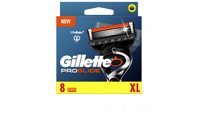 GILLETTE FUSION PROGLIDE cargador 8 recambios