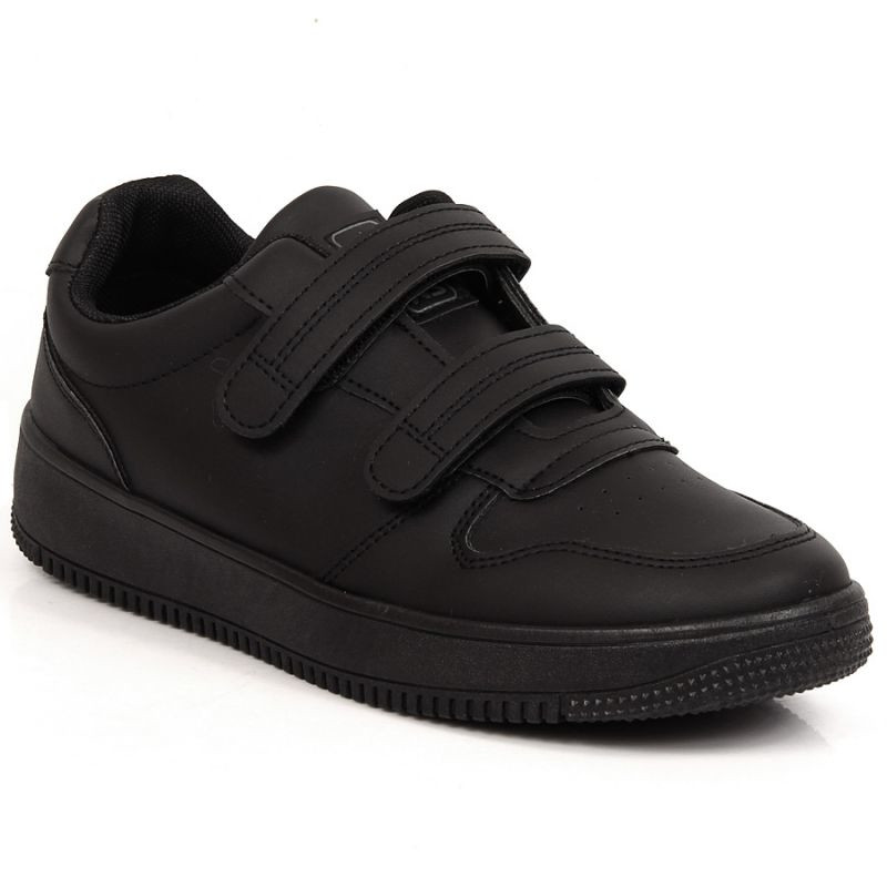 Black velcro sports shoes online