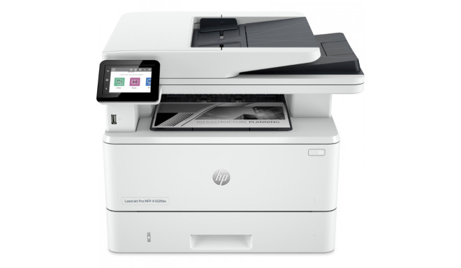 HP LaserJet Pro MFP 4102fdw AIO All-in-One Printer - A4 Mono Laser, Print/Copy/Dual-Side Scan, Autom