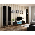 Cama Full cabinet VIGO '180' 180/40/30 white/black gloss