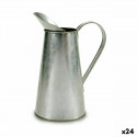 Taimepott Muster piimakann Hõbedane Tsink 17 x 21,5 x 11,3 cm (24 Ühikut)
