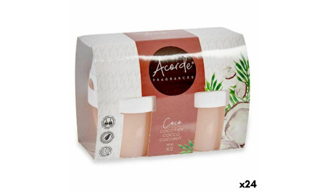 Air Freshener Set Acorde 1165-COCO 1165-COCO Coconut Gel (24 Units)