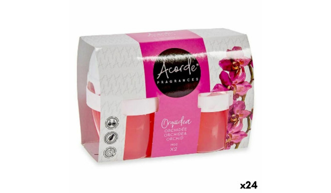 Air Freshener Set Acorde 1165-ORQUDIA 1165-ORQUDIA Orchid Gel (24 Units)
