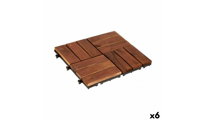 Blokeeriv põrandaplaat Ibergarden A12P3030TDC-3A A12P3030TDC-3A Pruun Polüetüleen Akaatsia 30 x 2,8 