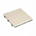 Interlocking Floor Tile Composite Beige Polyethylene 30 x 2,6 x 30 cm (6 Units) Interlocking Floor Tile Composite Beige Polyethylene 30 x 2,6 x 30 cm (6 Units)