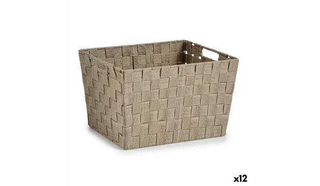 pesukorv Beež Kangas 10 L 25 x 20 x 35,5 cm (12 Ühikut)