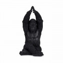 Декоративная фигура Горилла Yoga Чёрный 18 x 36,5 x 19,5 cm (4 штук)