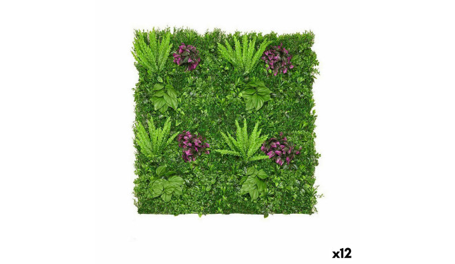 Vertikālais dārza komplekts Papardes Daudzkrāsains Plastmasa 100 x 7 x 100 cm (12 gb.)