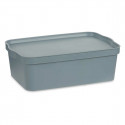 kaanega säilituskarp Hall Plastmass 14 L 29,5 x 14,3 x 45 cm (12 Ühikut)