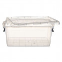 kaanega säilituskarp Läbipaistev Plastmass 8,5 L 23,5 x 15,5 x 37 cm (12 Ühikut)