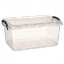 kaanega säilituskarp Läbipaistev Plastmass 8,5 L 23,5 x 15,5 x 37 cm (12 Ühikut)
