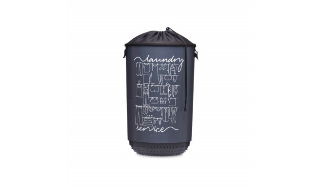 Laundry Basket Kipit Laundry Sevice Dark blue Plastic 40 L 34 x 52,5 x 34 cm (4 Units)