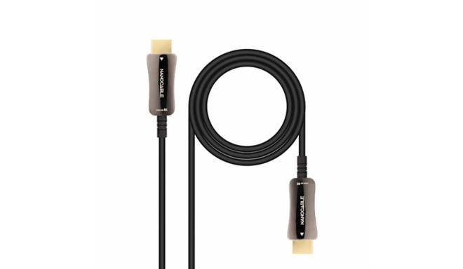 HDMI Cable NANOCABLE 10.15.2110 8k ultra hd 48 gbit/s 10 m Black
