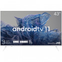 43', UHD, Android TV 11, White, 3840x2160, 60 Hz, Sound by JVC, 2x12W, 53 kWh/1000h , BT5.1, HDMI po