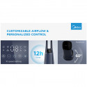 Bladeless Fan & air purifier, Smart WiFi, digital with IOT and remote, H13 HEPA filter, 10 speeds, w