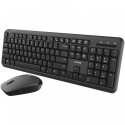 CANYON SET-W20, Wireless combo set,Wireless keyboard with Silent switches,104 keys, UK&US 2 in 1 lay