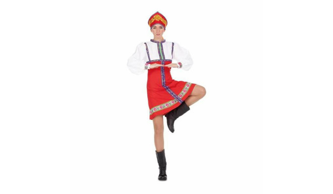 Costume for Adults My Other Me 2 Pieces Russian Woman Red - M/L