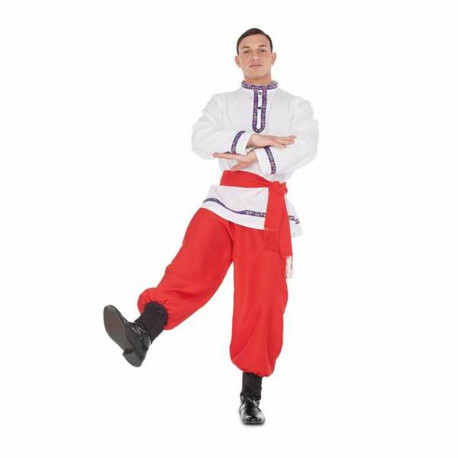 Costume for Adults My Other Me Russian 3 Pieces Red - M/L