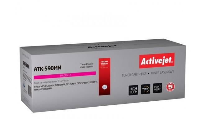 Activejet ATK-590MN Toner Cartridge (replacement for Kyocera TK-590M; Supreme; 5000 pages; magenta)