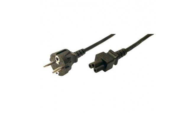 LogiLink CP093 power cable Black 1.8 m C5 coupler CEE7/7